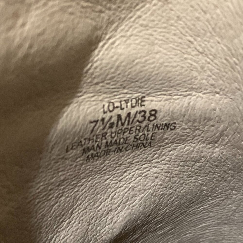Louise et Cie Cream Leather Ankle Boots 7.5 - Picture 5 of 7